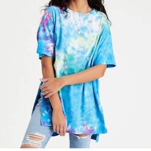 American Eagle Tie  Dye T Shirt Tunic